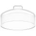 Cúpula de Plástico 24cm Clear Bolos Tortas Doces Pratos Haus Concept Cristal