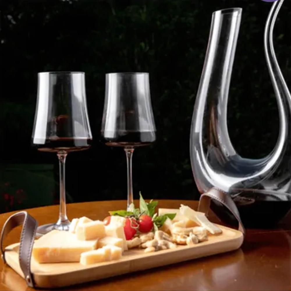 Jogo de Taças de Vinho 6 Peças Taças de Cristal Ecológico 460ml Haus Concept