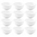 Kit 12 Bowls Melamina 150ml Branco Cumbuca Haus Tigela Fruta Cereais Serenata Hotel