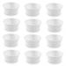 Kit 12 Ramekins Canelado Melamina 30ml Bar Lancheria para Molhos Maionese Katchup