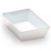 Kit 6 Travessas Brancas 4L Melamina Profissional Haus Concept Restaurante Buffet