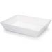 Kit 6 Travessas Brancas 4L Melamina Profissional Haus Concept Restaurante Buffet
