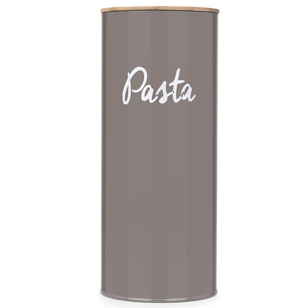 Porta Condimentos Pasta Pote Redondo Organizador para Massas Canister Haus Concept Warm Gray