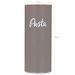Porta Condimentos Pasta Pote Redondo Organizador para Massas Canister Haus Concept Warm Gray