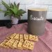 Pote Biscuits Porta Condimentos Lata de Biscoito com Tampa de Bambu Haus Concept Canister Warm Gray