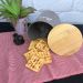 Pote Biscuits Porta Condimentos Lata de Biscoito com Tampa de Bambu Haus Concept Canister Warm Gray