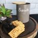 Pote Biscuits Porta Condimentos Lata de Biscoito com Tampa de Bambu Haus Concept Canister Warm Gray