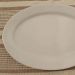 Travessa Oval Melamina Branca 25x18,5cm Bandeja Rasa Servir Petiscos Haus Concept