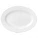 Travessa Oval Melamina Rasa 20x14cm Branca Servir Haus Concept Bandeja