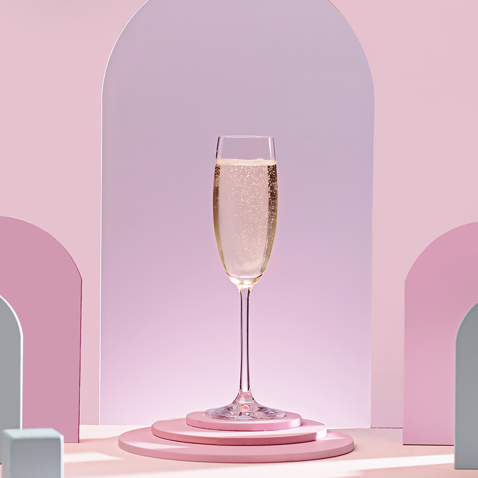 Taça para Espumante Fizzy Transparente 220 ml