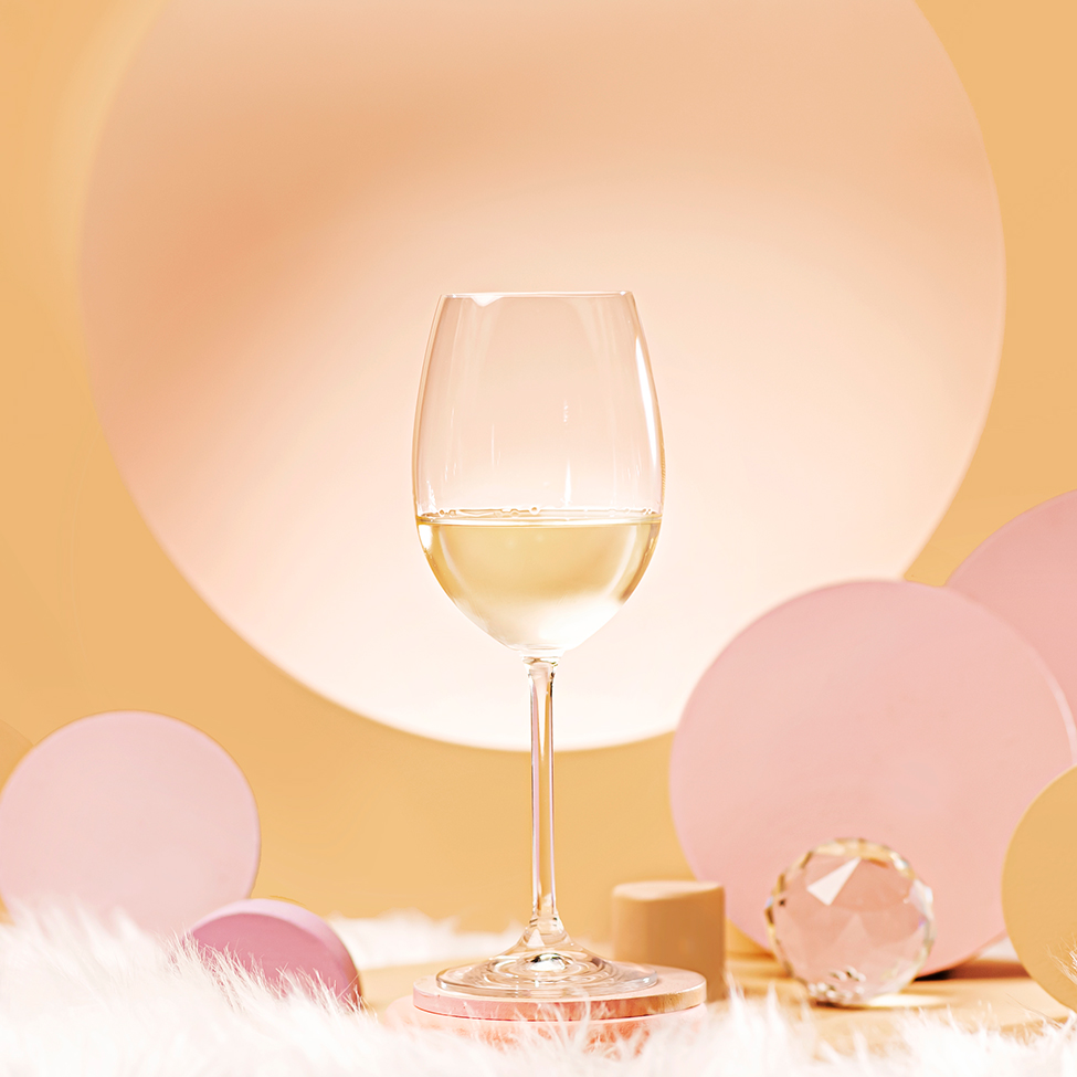 Taça para Vinho Fizzy Transparente 350 ml
