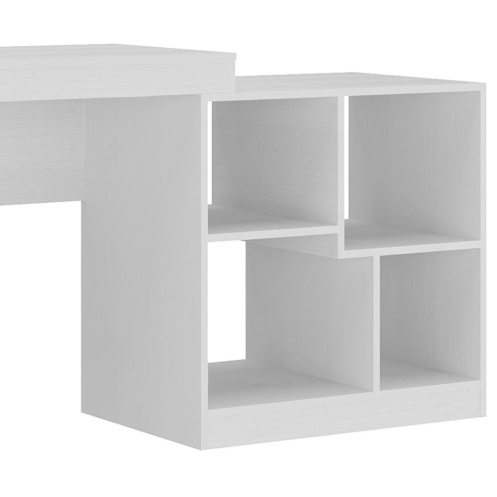 Escrivaninha Para Escritorio 4 Nichos HO2904 Branco HEC