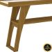 Aparador Buffet 1 Prateleira Menphis Nature / Off White