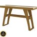 Aparador Buffet 1 Prateleira Menphis Nature / Off White