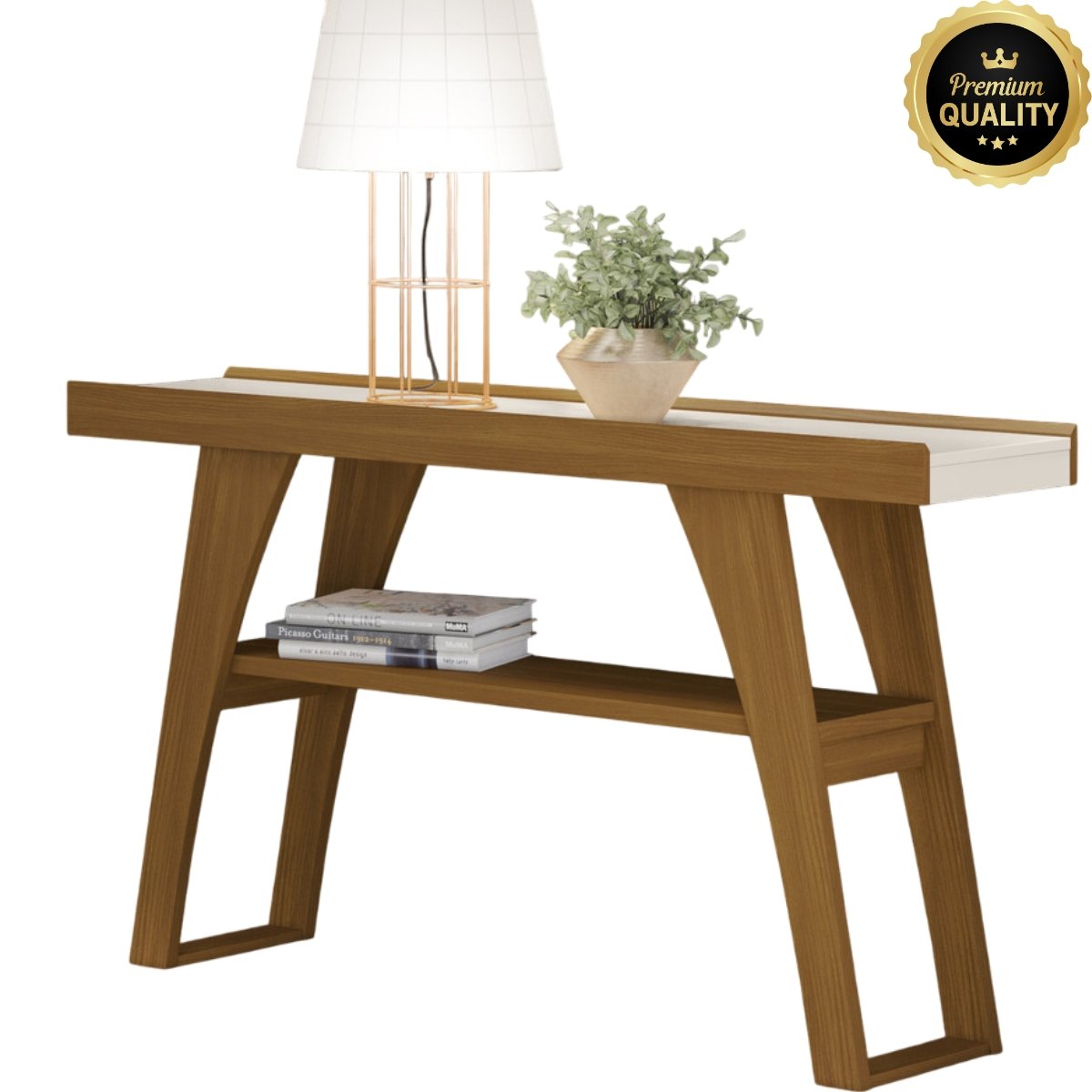 Aparador Buffet 1 Prateleira Menphis Nature / Off White