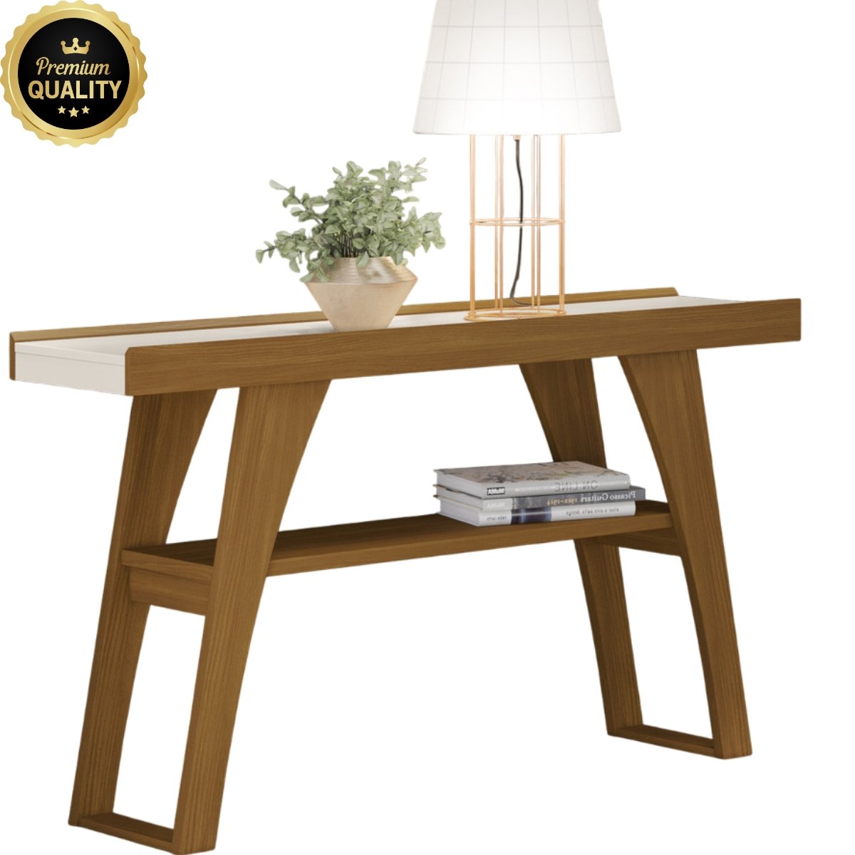 Aparador Buffet 1 Prateleira Menphis Nature / Off White