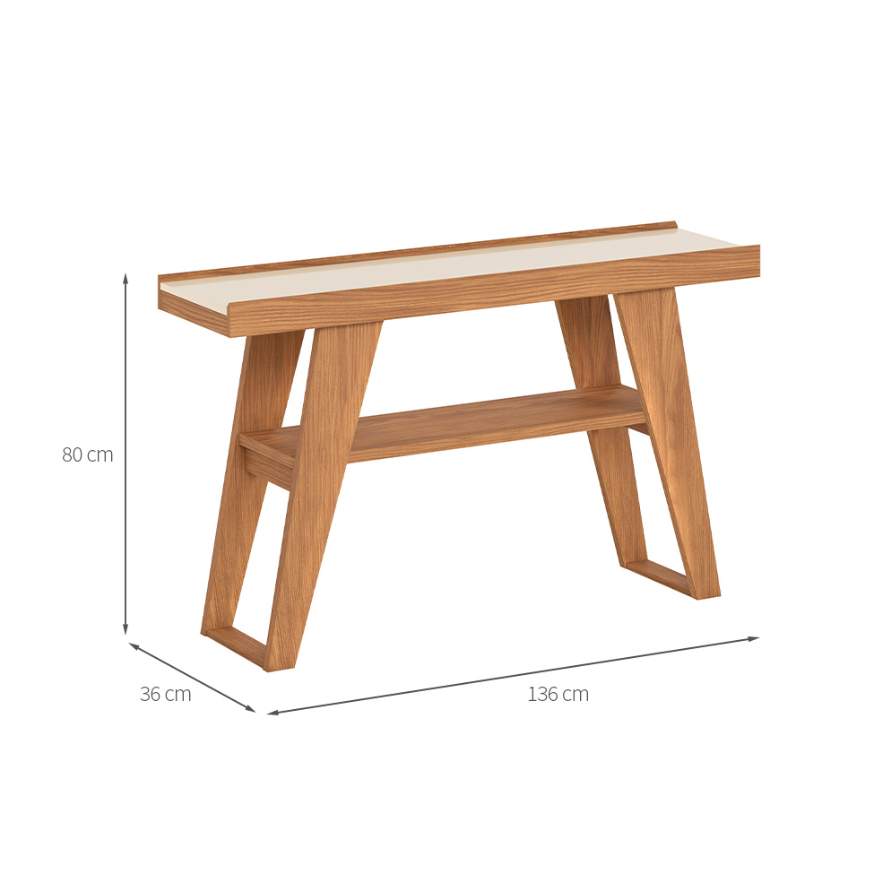 Aparador Joyce Nature e Off White