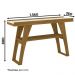 Aparador Para Sala 136 cm Menphis Off White Nature Henn