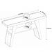 Aparador Para Sala 136 cm Menphis Off White Nature Henn