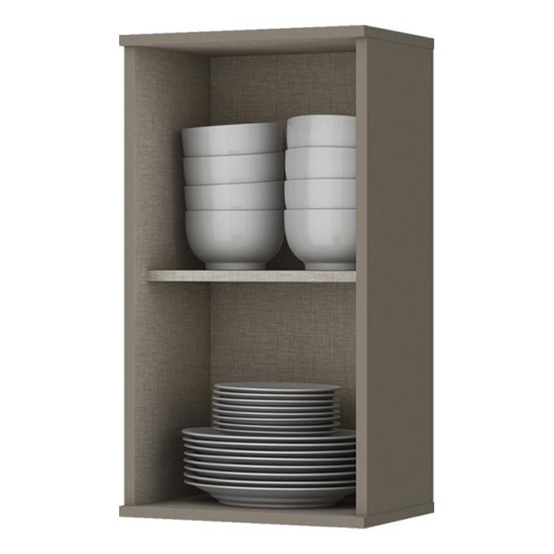 Armário Aéreo 1 Porta 35cm Connect Duna/Cristal - Móveis Henn