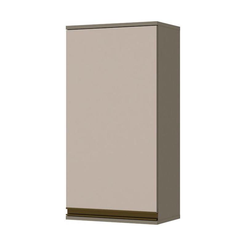 Armário Aéreo 1 Porta 40X83cm Connect Duna/Cristal - Móveis Henn