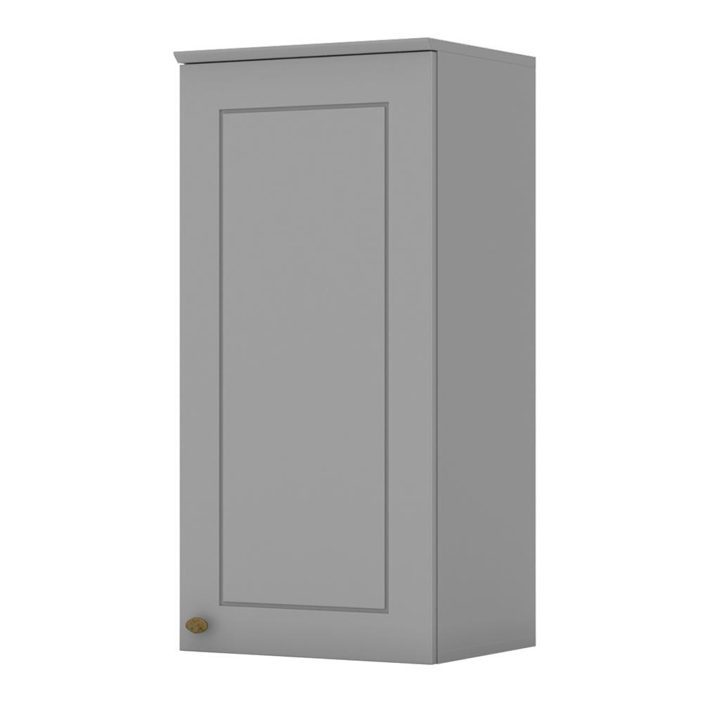 Armário Aéreo 1 Porta 40cm Americana Cinza - Móveis Henn