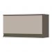 Armário Aéreo 1 Porta Basculante 60cm Connect Duna/Cristal - Móveis Henn