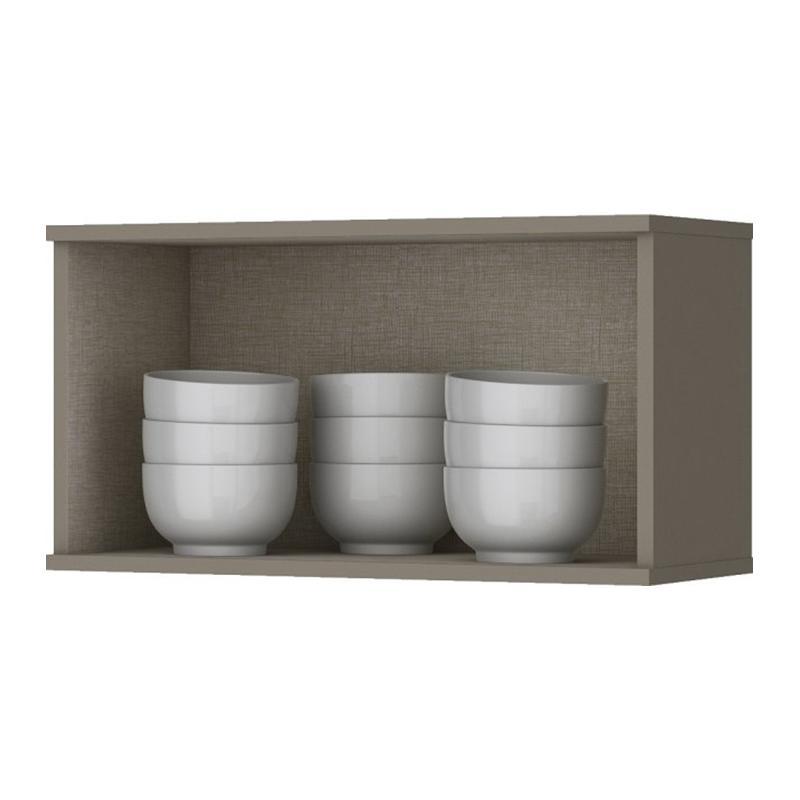 Armário Aéreo 1 Porta Basculante 60cm Connect Duna/Cristal - Móveis Henn