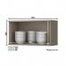 Armário Aéreo 1 Porta Basculante 60cm Connect Duna/Cristal - Móveis Henn