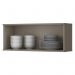 Armário Aéreo 1 Porta Basculante 80cm Connect Duna/Cristal - Móveis Henn