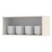 Armário Aéreo 1 Porta Basculante 80cm Connect Off White - Móveis Henn