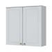 Armário Aéreo 2 Portas 80cm Americana Branco - Móveis Henn