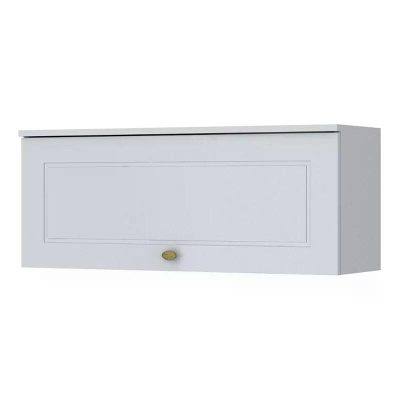 Armário Aéreo Basculante Americana 80cm Branco - Móveis Henn