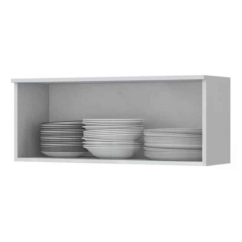 Armário Aéreo Basculante Americana 80cm Branco - Móveis Henn