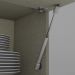 Armário Aéreo Évelin II 1 Porta Duna e Cristal 60 cm