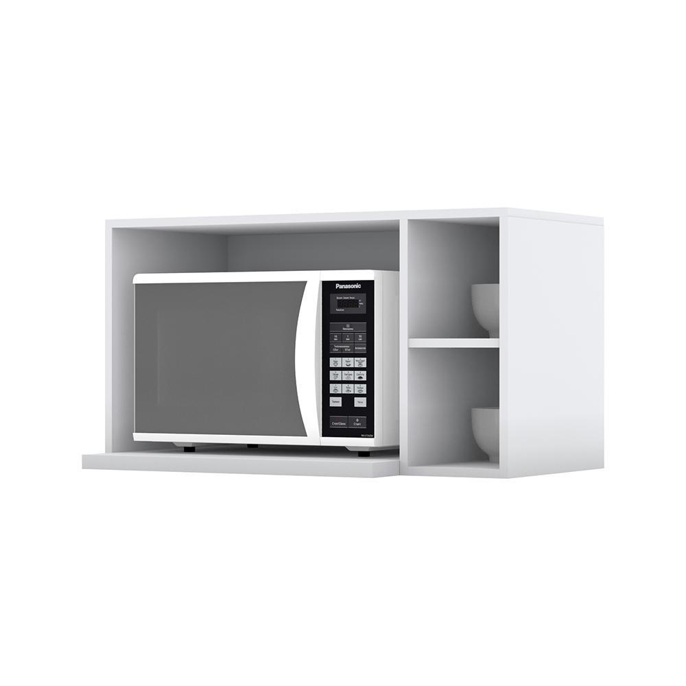 Armário Aéreo Micro-ondas Americana Branco - Móveis Henn