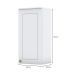 Armário Aéreo Nova York 1 Porta Branco 40 cm