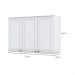 Armário Aéreo Nova York 3 Portas Branco