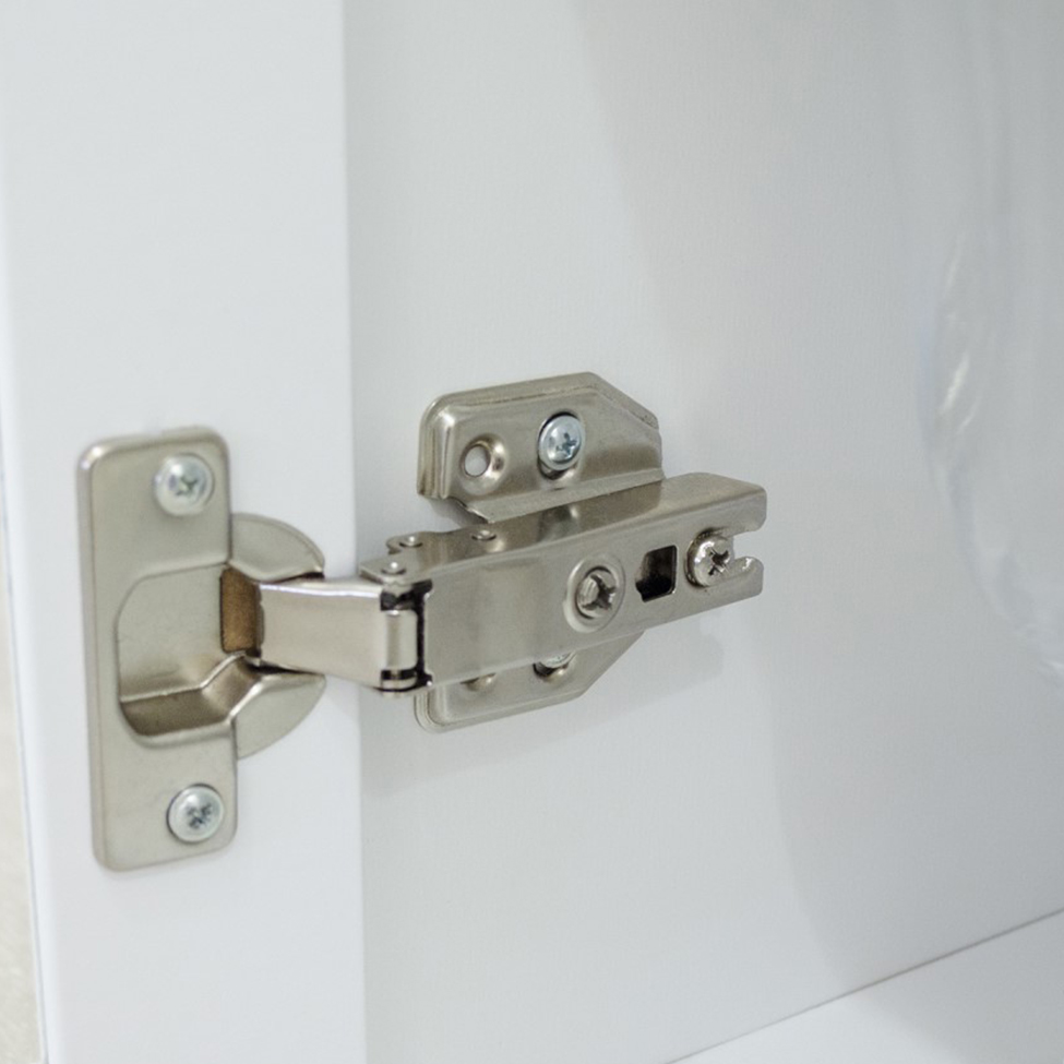 Armário Aéreo Nova York com Vidro 2 Portas Branco