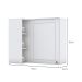 Armário Aéreo de Canto Nova York 1 Porta Branco
