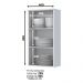 Armario Aereo 1 Porta MDF 40 cm Americana C364 Branco Henn