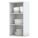 Armario Aereo 1 Porta MDF 40 cm Americana C364 Branco Henn