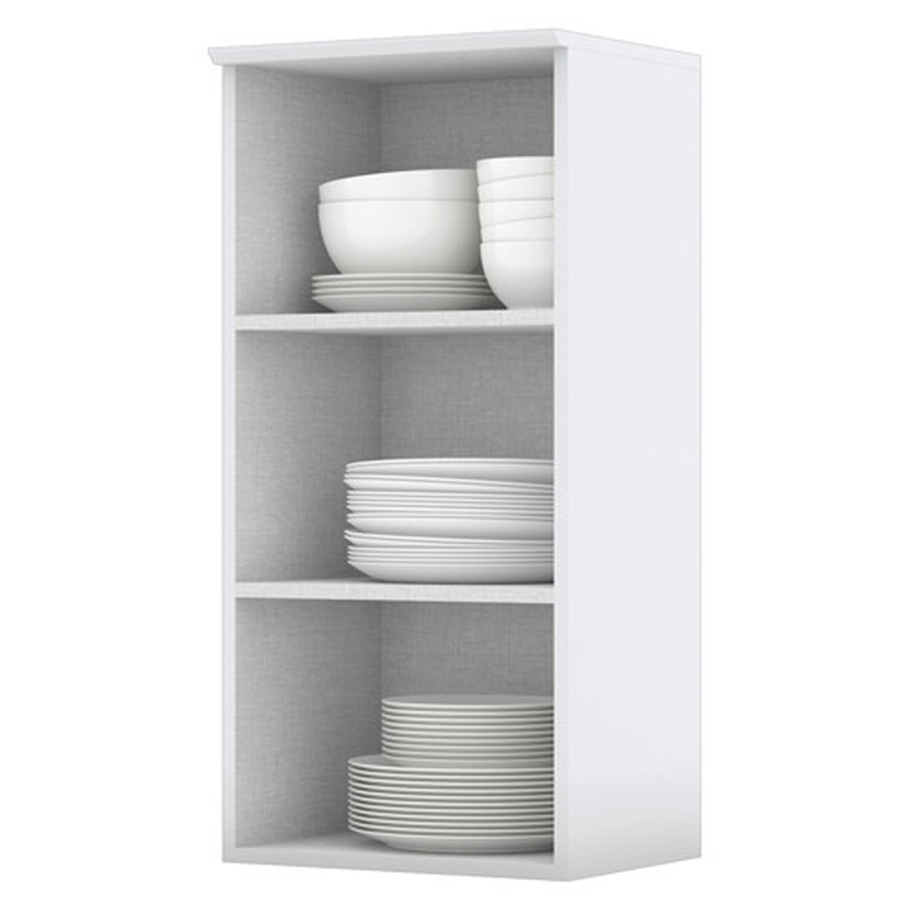 Armario Aereo 1 Porta MDF 40 cm Americana C364 Branco Henn