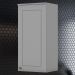 Armario Aereo 1 Porta MDF 40 cm Americana C364 Cinza Henn