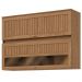 Armario Aereo 2 Portas 120 cm MDP Requinte C631 Nature Henn
