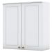 Armario Aereo 2 Portas MDF 80 cm Americana C356 Branco Henn