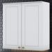 Armario Aereo 2 Portas MDF 80 cm Americana C356 Branco Henn