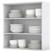 Armario Aereo 2 Portas MDF 80 cm Americana C356 Branco Henn