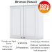 Armario Aereo 2 Portas MDF 80 cm Americana C356 Branco Henn