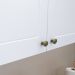 Armario Aereo 2 Portas MDF 80 cm Americana C356 Branco Henn